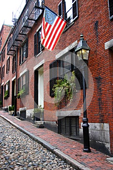 Beacon Hill is a wealthy neighborhood of Federal-style rowhouses, with some of the highest property values in the United States