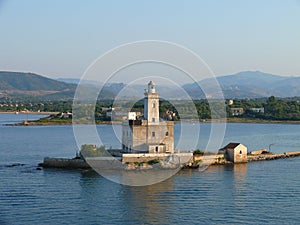 Beacon in Olbia harbour