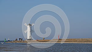 Beacon in Swinoujscie