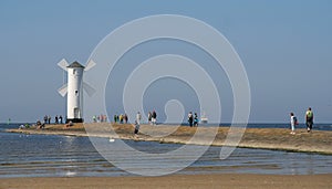 Beacon in Swinoujscie photo