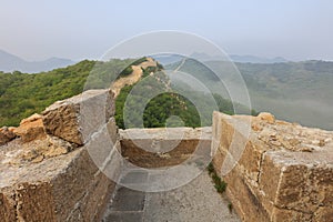 Beacon tower of the Great Wall of Ming Dynasty, adobe rgb