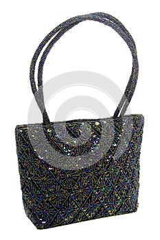 Beaded and Sequined Hand Bag