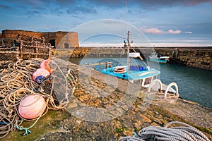 Beadnell Harbour Fishing Gear