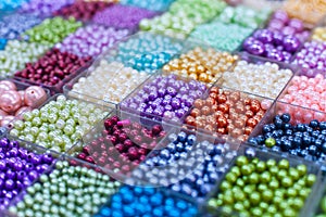 Beads in boxes