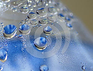 Beads of droplets photo