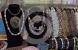 Beads and necklaces