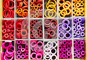 Beads / Rings in boxes