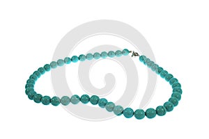 Beads from a stone turquoise