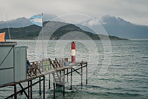 The Beagle Channel in Patagonia. South America