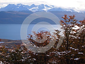 The Beagle Channel seen from Navarino island, Magellan region, Chile