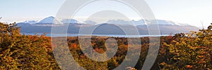 The Beagle Channel seen from Navarino island, Magellan region, Chile photo