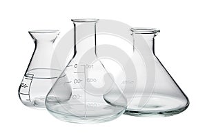 beakers isolated on a transparent background