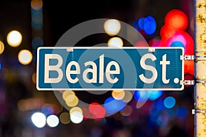 Beale street sign