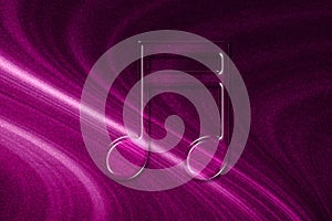 Beamed sixteenth note symbol, Music Background