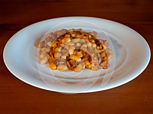 Bean Goulash or Bohnengulasch Stew