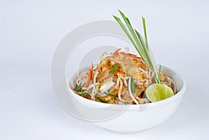 Bean sprout bowl with dried shrimp