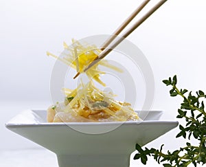 Bean sprout noodles