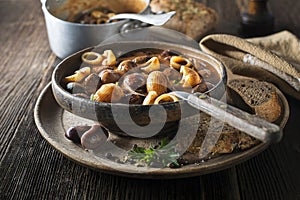 Bean stew with pasta