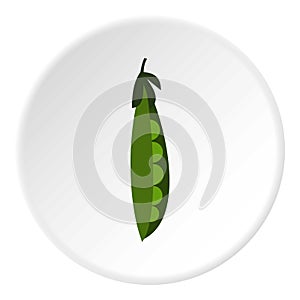 Beans icon, flat style