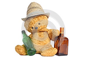 Bear with bottles two