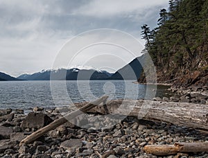 Bear creek camp ground on Harrison lake British Columbia