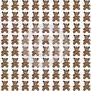 Bear gift card or cloth, pattern, repeating pattern,