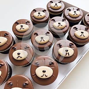 Bear Head Cupcakes: Caninecore Delights With A Neo-dadaist Twist