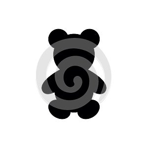 Bear icon. cartoon bear cion vector