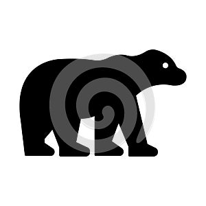 Bear Isolated Vector icon that can be easily modified or edited