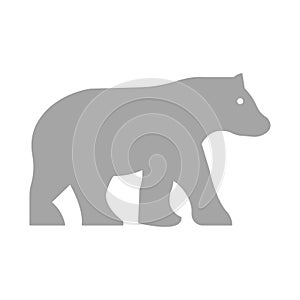 Bear Isolated Vector icon that can be easily modified or edited