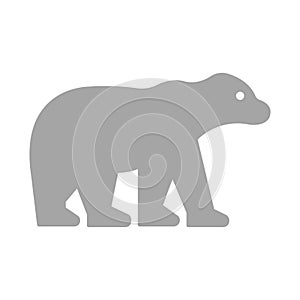 Bear Isolated Vector icon that can be easily modified or edited