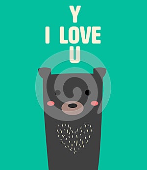 Bear love u