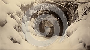 The Bear Out Of Nowhere A Sublime Wilderness In Wet Plate Collodion