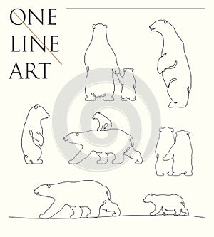 Bear outline