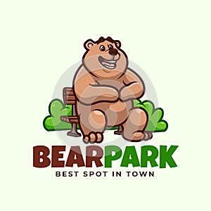 Bear Painter Cartoon