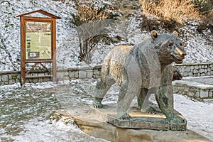 Bear Sculpture, Metsovo, Greece