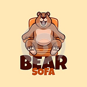 Bear Sofa Cartoon
