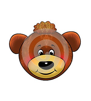 A bear, teddy KIDS Mask, carnival, children's events, cartoon