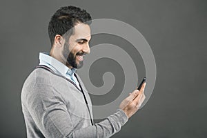 Man with Smartphone