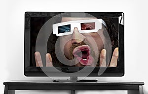 Bearded Man 3D Glasses