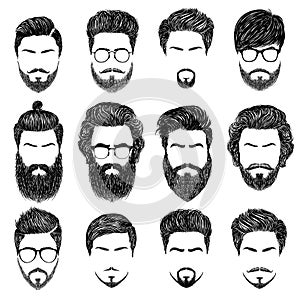 Bearded man hairstyles