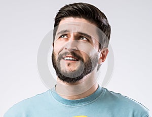 Bearded man portrait