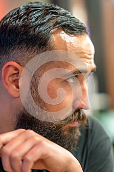 Bearded Middle Eastern guy photo