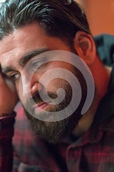 Bearded Middle Eastern guy photo