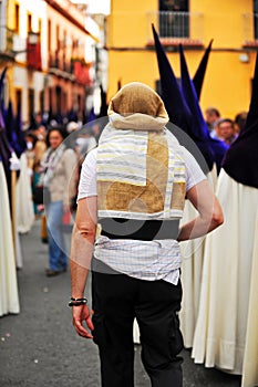 Bearers, Holy Week in Seville, Andalusia, Spain