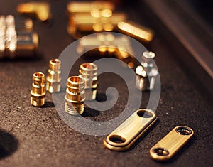 Bearings, bolts, screws and tools