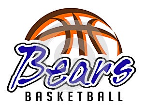 Bears Basketball Team Graphic