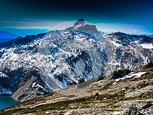 Bears Mountain, Alpine Lakes Wildernes from ridge