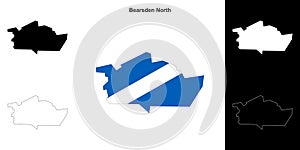 Bearsden North outline map