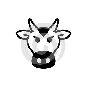 Black solid icon for Beast, animal and cattle